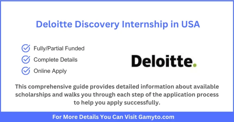 Deloitte Discovery Internship