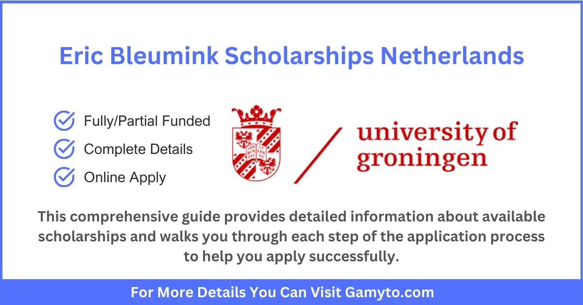 University of Groningen Scholarships