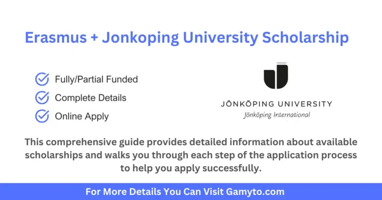 Erasmus + Jonkoping University Scholarship