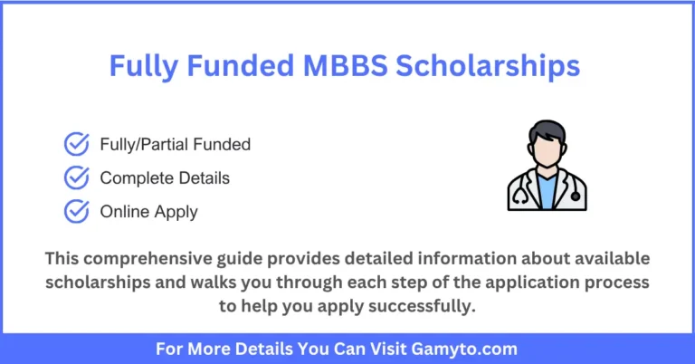 Fully Funded MBBS Scholarships