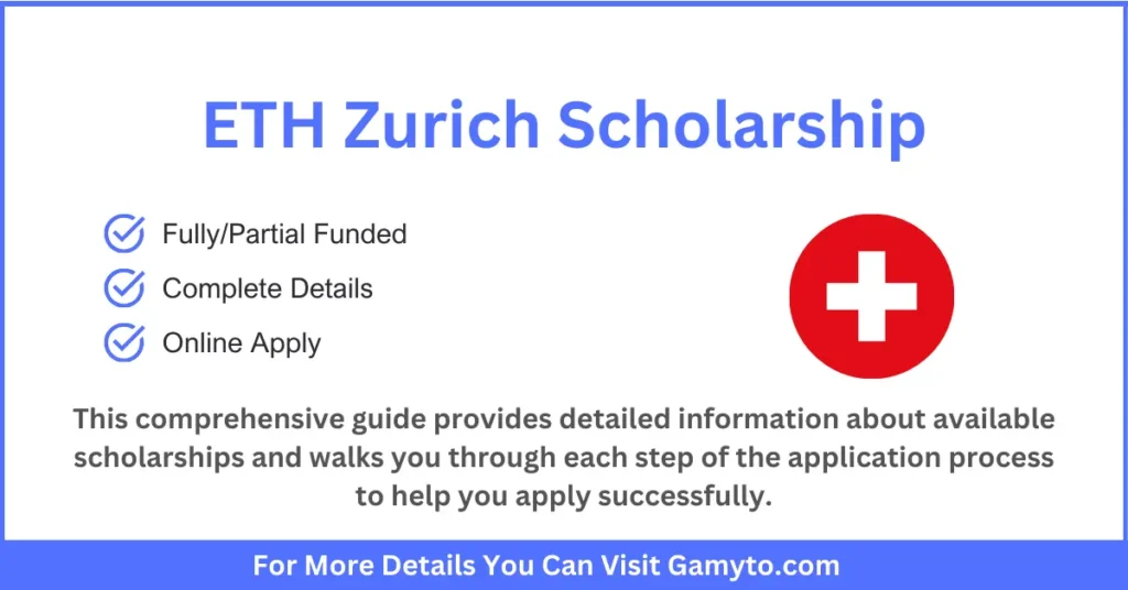 ETH Zurich Scholarship