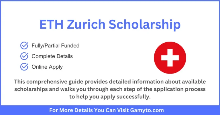 ETH Zurich Scholarship