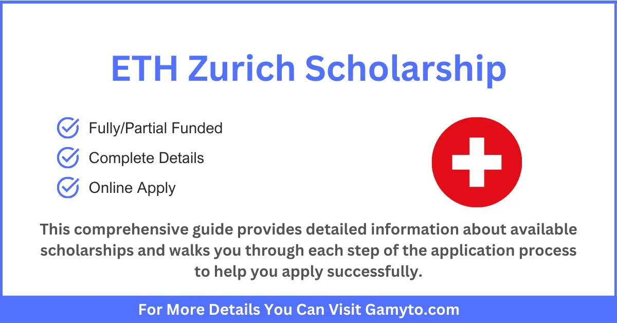 ETH Zurich Scholarship