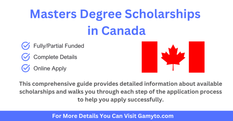 Masters degree scholarships in Canada