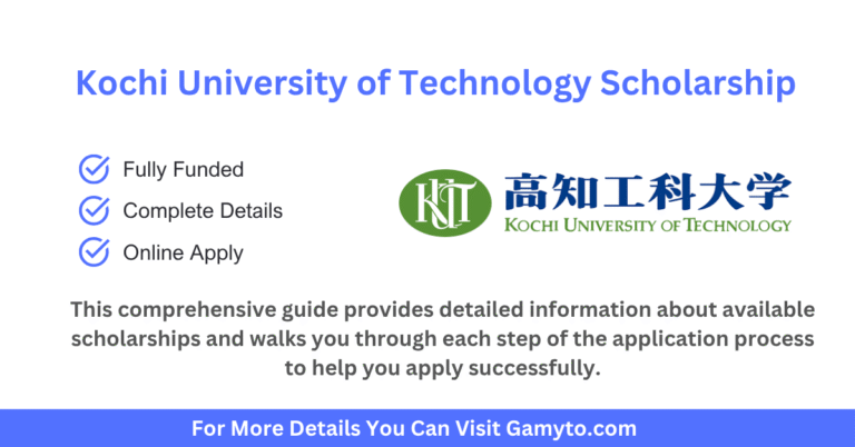 Kochi University of Technology Scholarship
