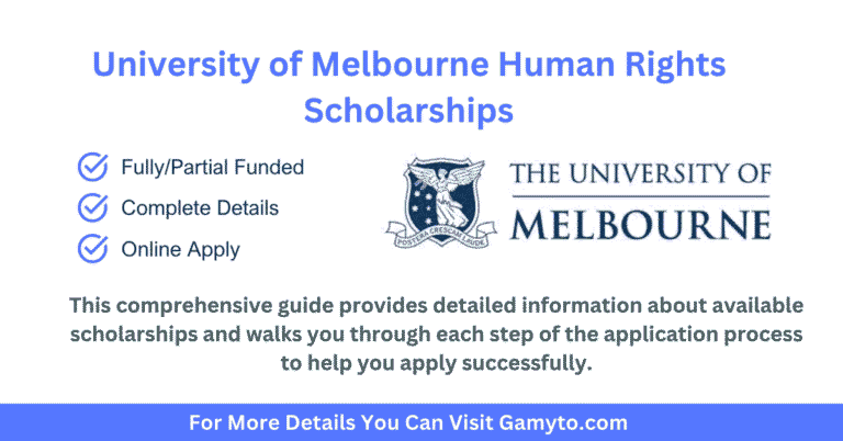 University of Melbourne Human Rights Scholarships