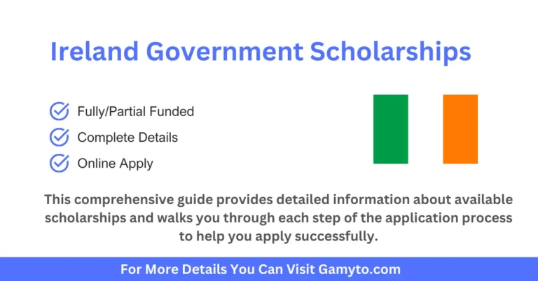 Ireland Government Scholarships