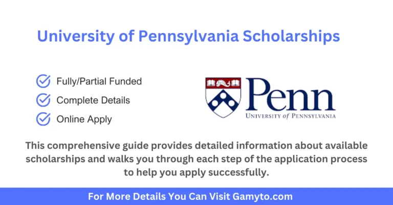 University of Pennsylvania Scholarships