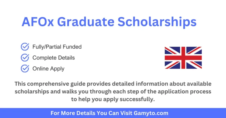 AFOx Graduate Scholarship