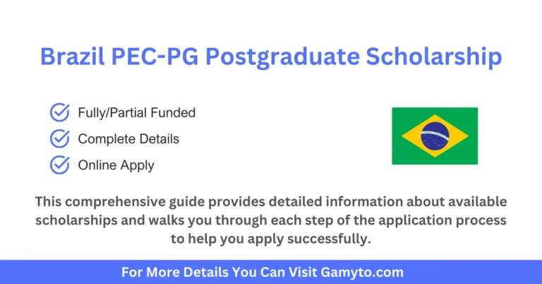 Brazil PEC-PG Postgraduate Scholarship