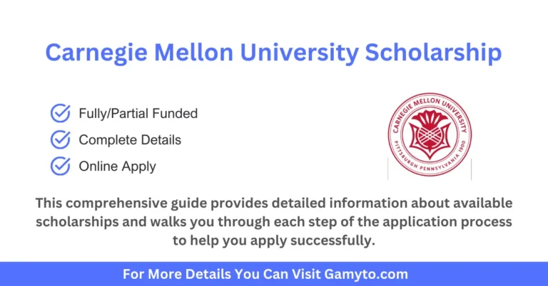 Carnegie Mellon University Qatar Scholarship