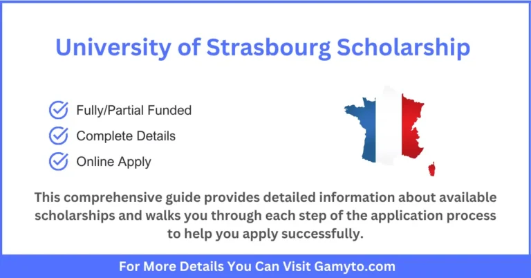 University of Strasbourg Scholarship