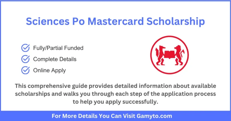 Sciences Po Mastercard Foundation Scholarship