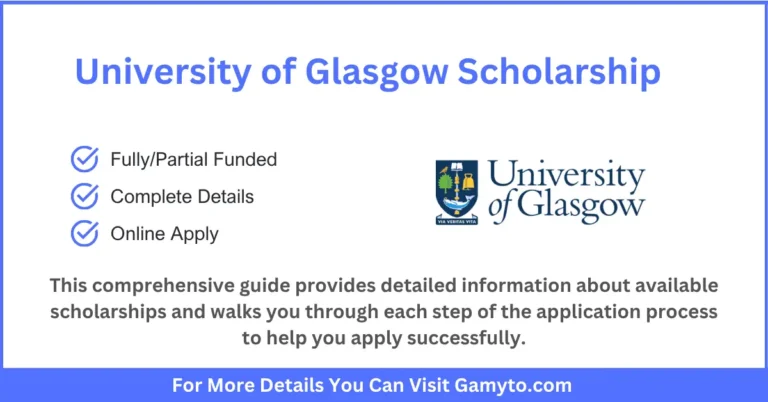 University of Glasgow Global Leadership Scholarship
