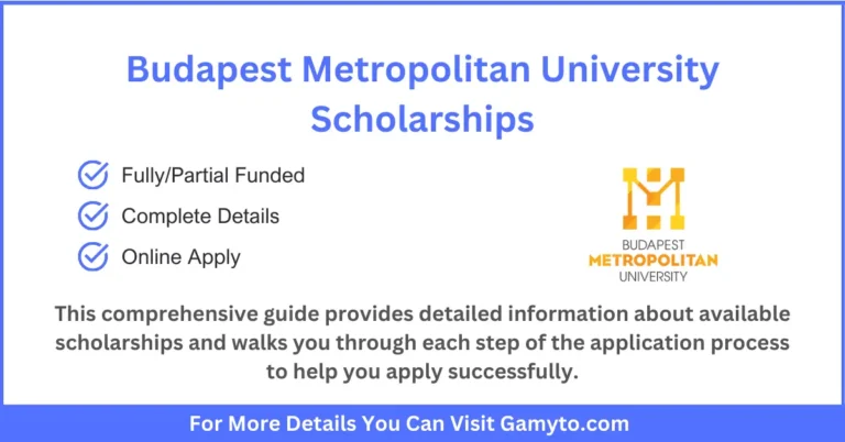 Budapest Metropolitan University Scholarships