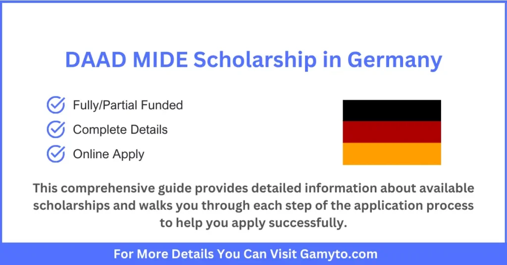 DAAD MIDE Scholarship