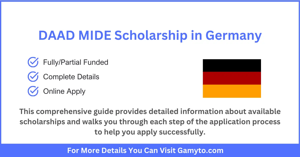 DAAD MIDE Scholarship