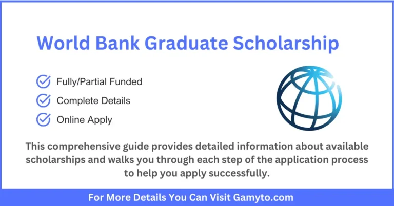 World Bank Graduate Scholarship