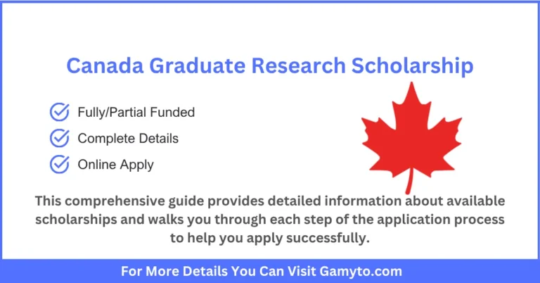 Canada Graduate Research Scholarship